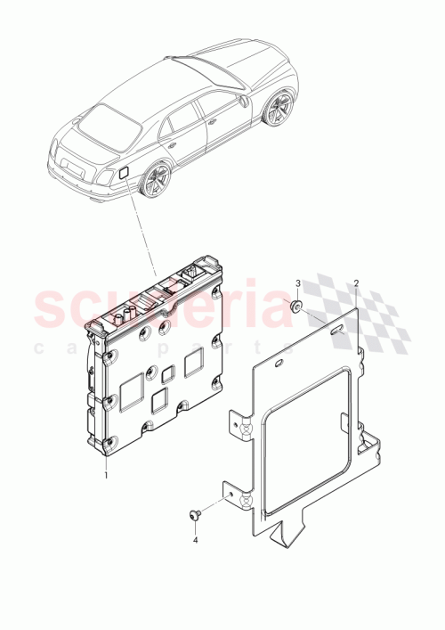 Part Diagram for Bentley 3Y0 919 159 B