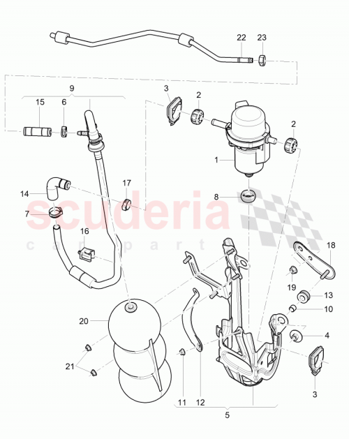 Part Diagram for Bentley 8E0927317J