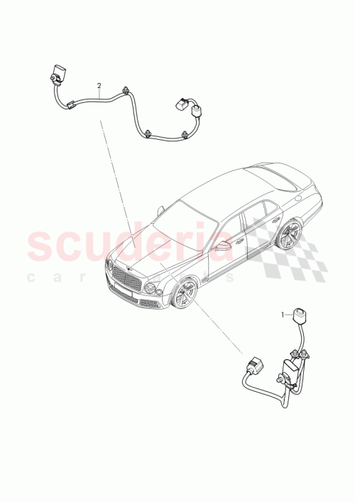 Part Diagram for Bentley 3Y0 970 068 C