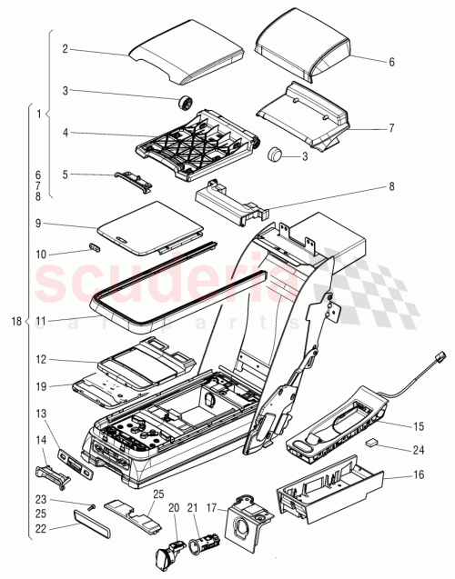 Part Diagram for Bentley 3Y5 885 089 B