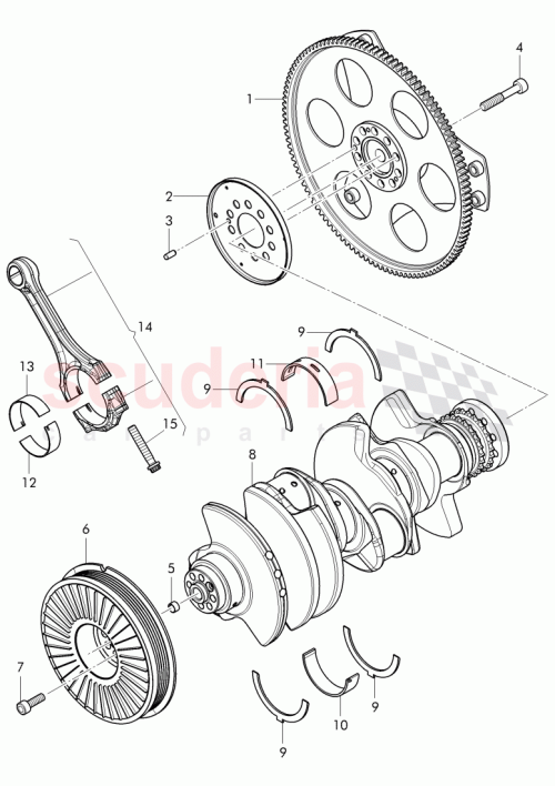 Part Diagram for Bentley 07L 105 701 N