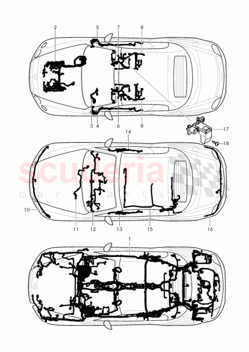 Part Diagram for Bentley 3W7 971 019 EK