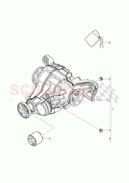 Part Diagram for Bentley 0AA409057