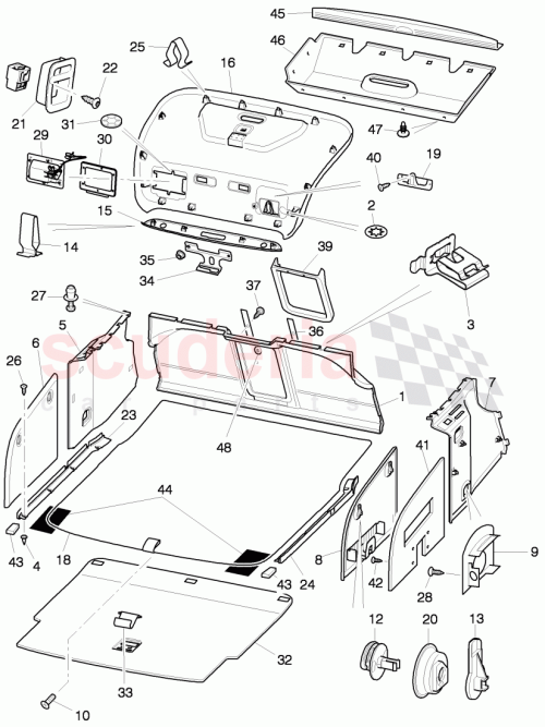 Part Diagram for Bentley 3W5867714AP