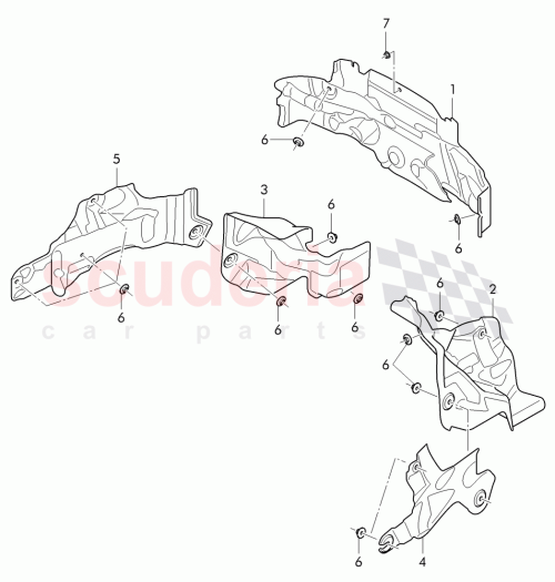 Part Diagram for Bentley 3W0 825 641 F