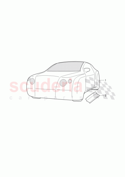 Part Diagram for Bentley 3W3 853 953
