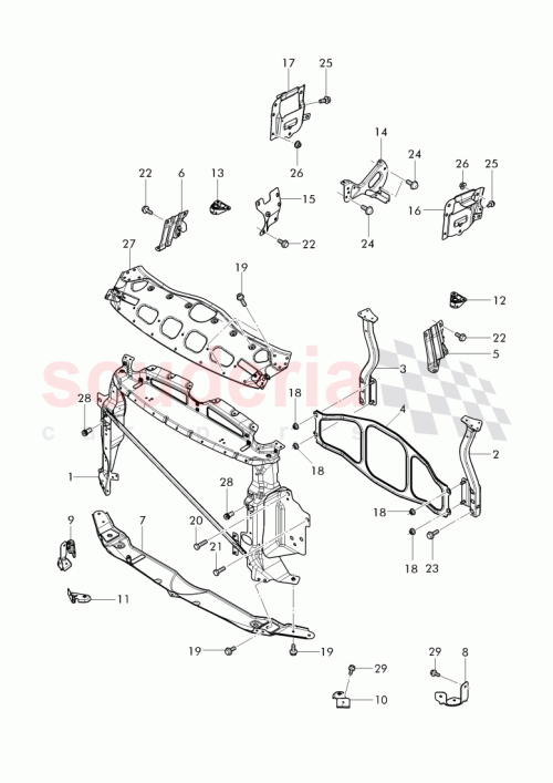 Part Diagram for Bentley 3W8 809 149 C