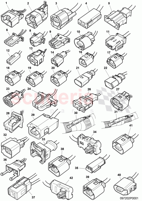 Part Diagram for Bentley 1J0973702
