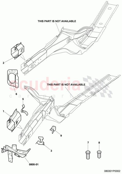Part Diagram for Bentley 3W0802266