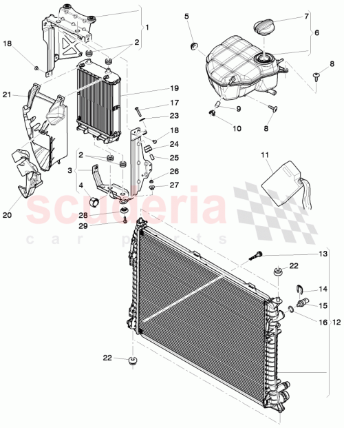 Part Diagram for Bentley 3W0 121 698 A