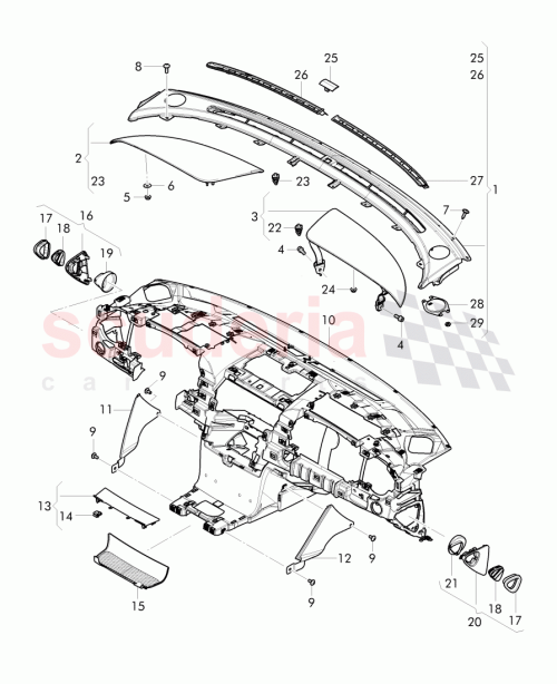 Part Diagram for Bentley 3W3867362