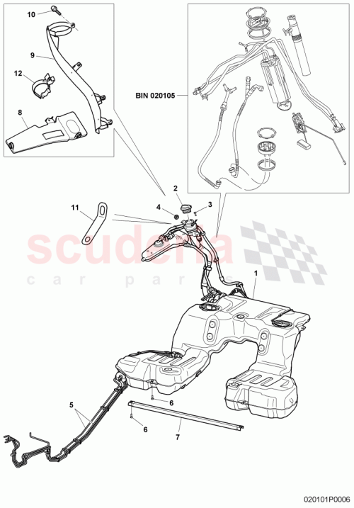 Part Diagram for Bentley 3W3201021AD