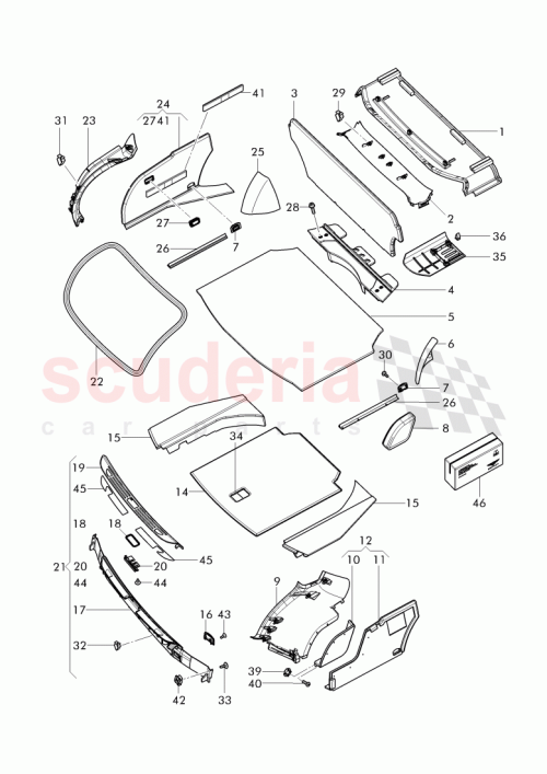 Part Diagram for Bentley 1K0 864 203 C