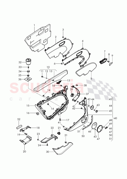 Part Diagram for Bentley 3Y5 867 221 E