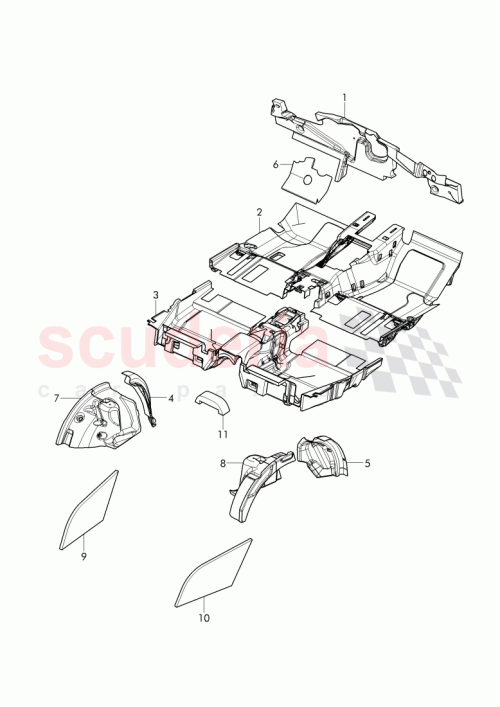 Part Diagram for Bentley 3Y1 863 917 E