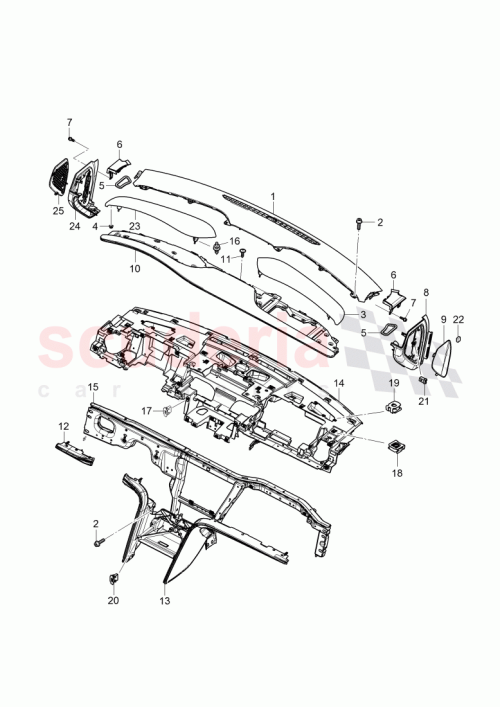 Part Diagram for Bentley 3Y2 858 296