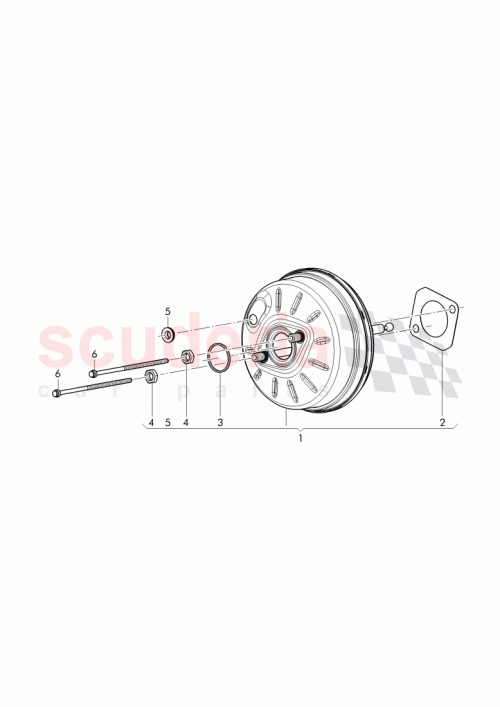 Part Diagram for Bentley 1S0612250A