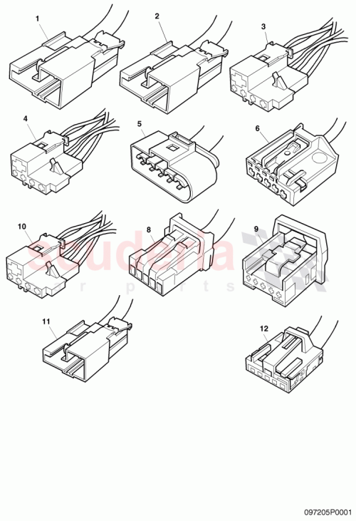 Part Diagram for Bentley 1J0973775A