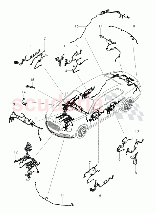 Part Diagram for Bentley 4W1 971 051 F