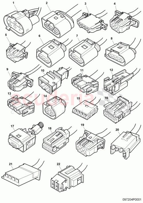 Part Diagram for Bentley 1J0971974