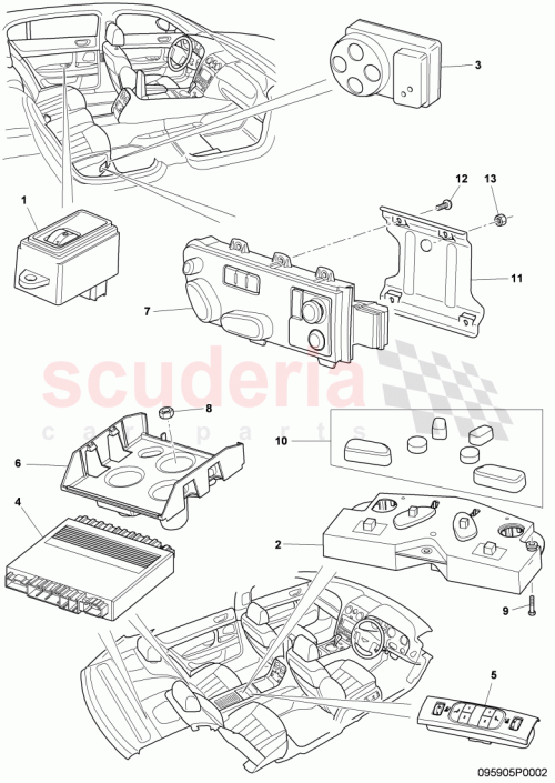 Part Diagram for Bentley 3W5959115A