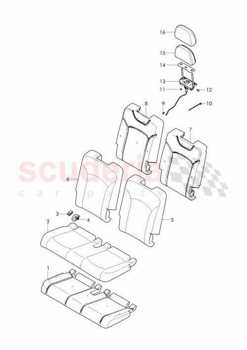 Part Diagram for Bentley 36A 886 995 A