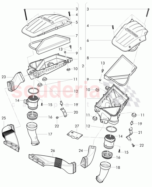 Part Diagram for Bentley 4W0129568