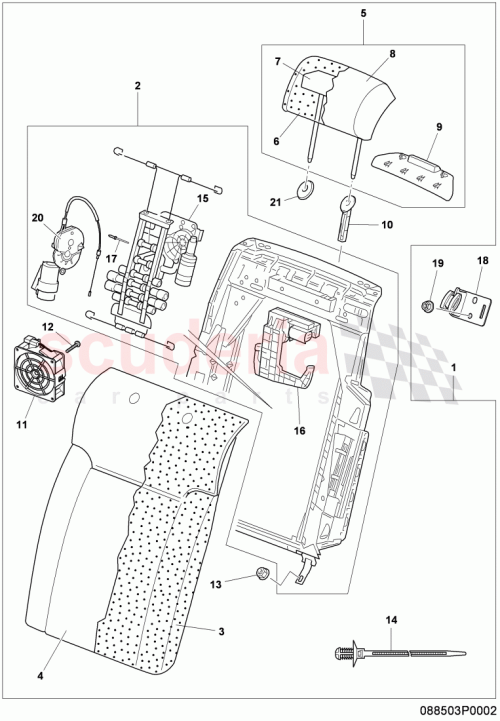 Part Diagram for Bentley 3D0959755E