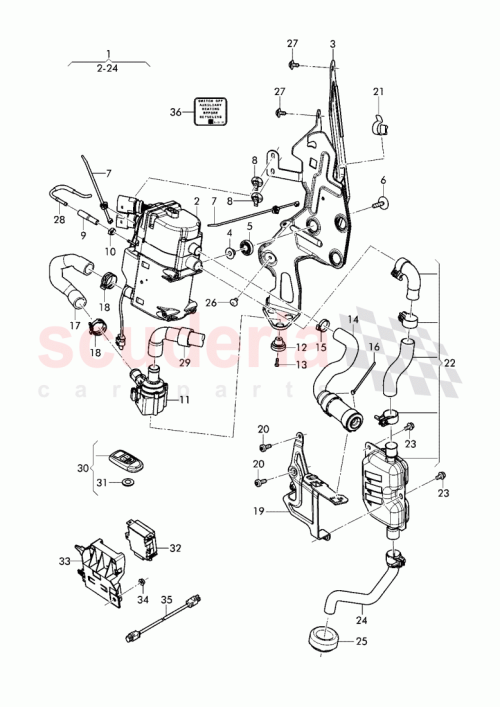 Part Diagram for Bentley 36A 261 125 B
