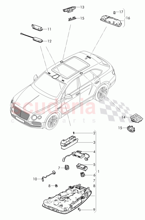 Part Diagram for Bentley 36A 998 160