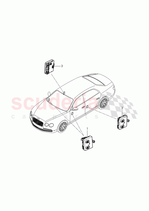 Part Diagram for Bentley 4W0 959 792 B