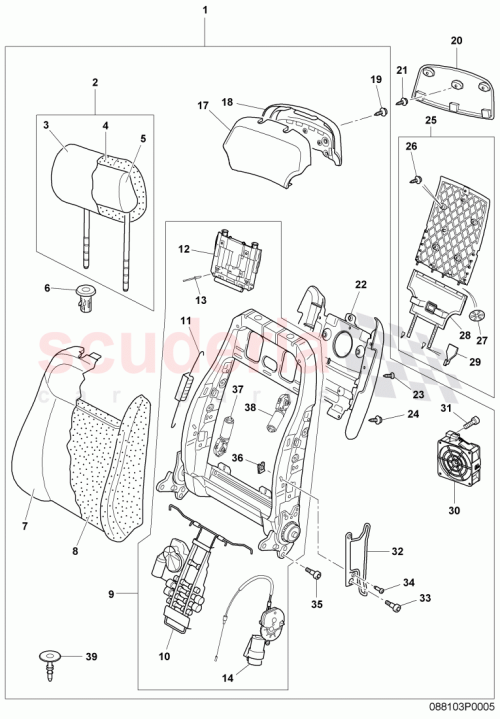 Part Diagram for Bentley N103091103