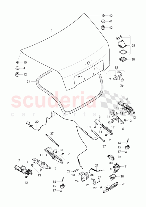 Part Diagram for Bentley 4H0 827 505 A