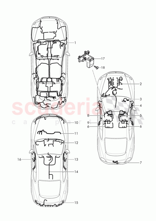 Part Diagram for Bentley 3W0971095AC