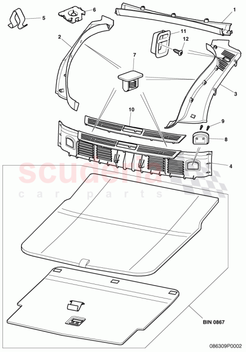 Part Diagram for Bentley 1K0864203D2ZZ