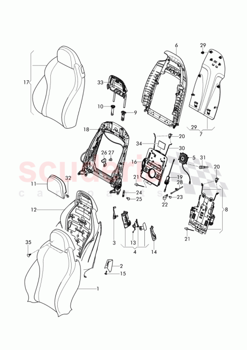 Part Diagram for Bentley 3W3 881 806 AA