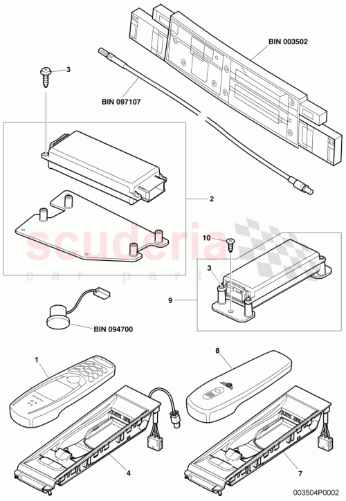 Part Diagram for Bentley 3W0 035 721 B