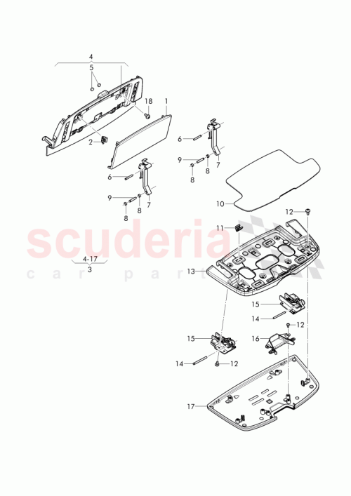 Part Diagram for Bentley 4W0 882 099