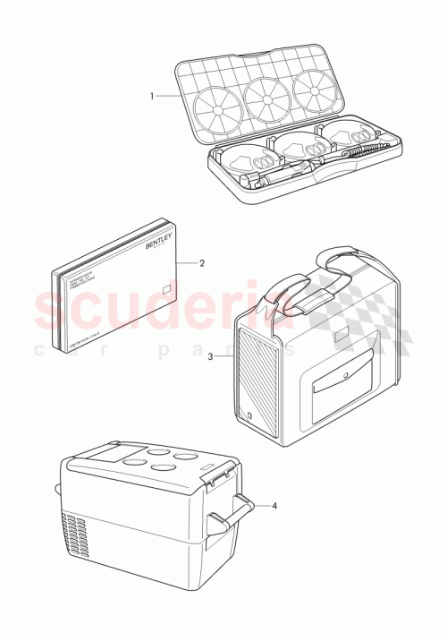 Part Diagram for Bentley 3W0 862 879
