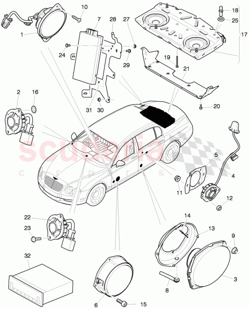 Part Diagram for Bentley 3W5 035 465 A