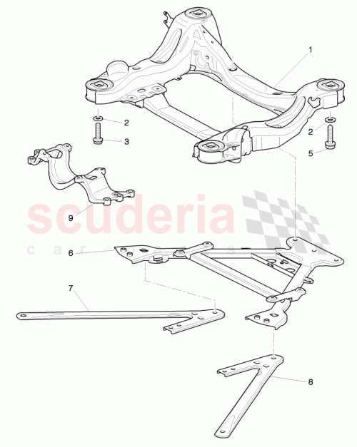 Part Diagram for Bentley 3W7399313