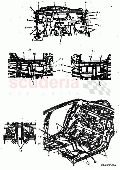Part Diagram for Bentley 803803583B