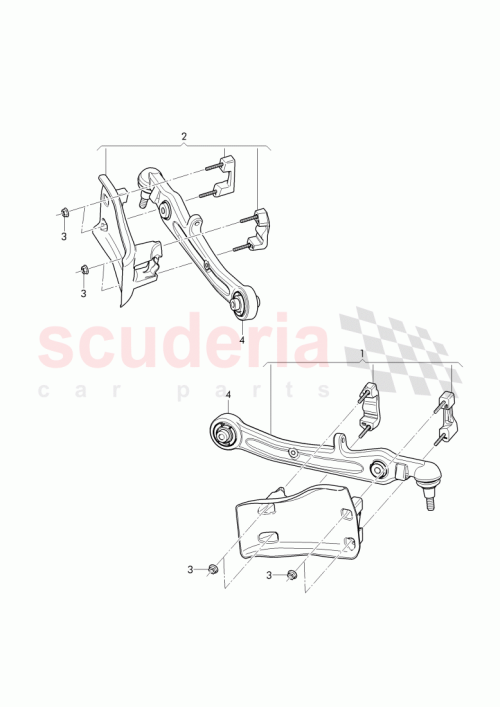 Part Diagram for Bentley 3W8 407 125 A