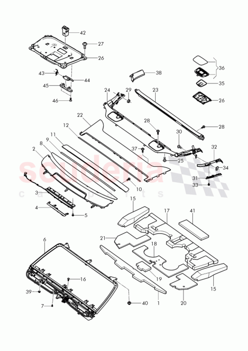 Part Diagram for Bentley 3Y5 863 403 F
