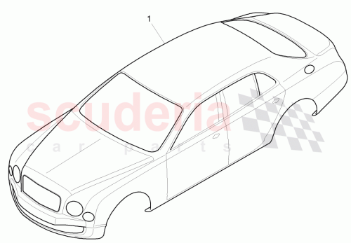 Part Diagram for Bentley 3Y5800401G