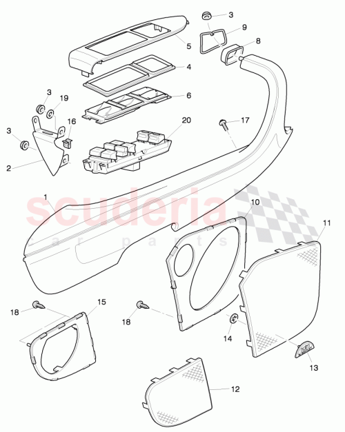 Part Diagram for Bentley 3W3868404