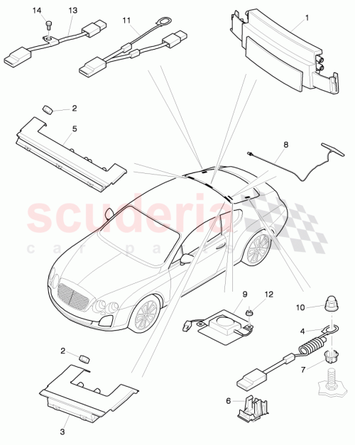 Part Diagram for Bentley N10118104