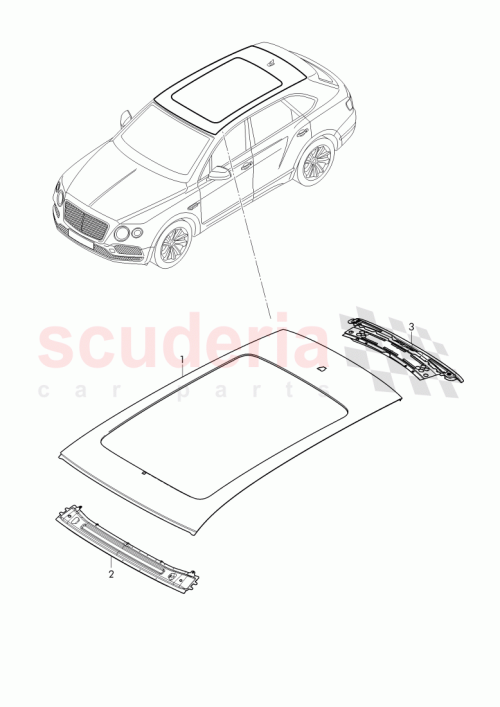 Part Diagram for Bentley 36A 817 017 L