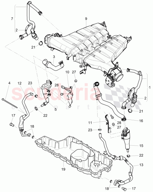 Part Diagram for Bentley 07C103474Q