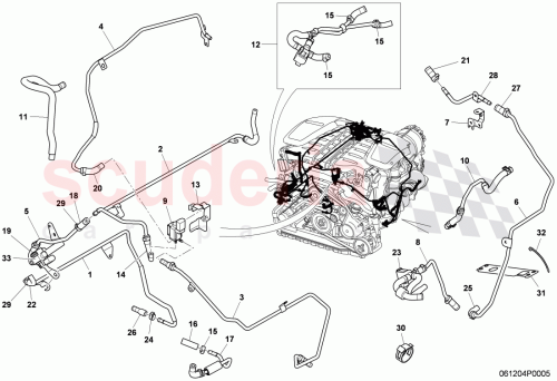 Part Diagram for Bentley 3W0612733AM